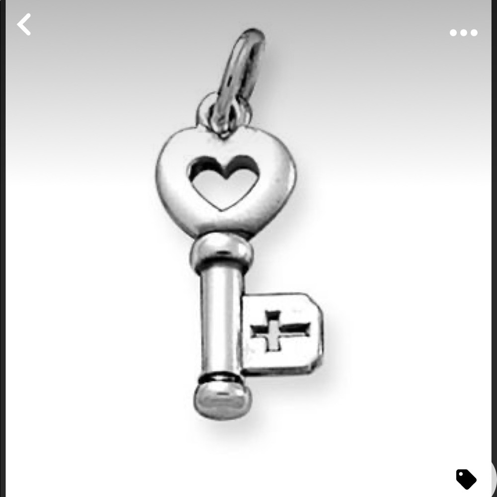 James Avery 925 Sterling Silver RARE “Key of Promise” charm- Brand New i…